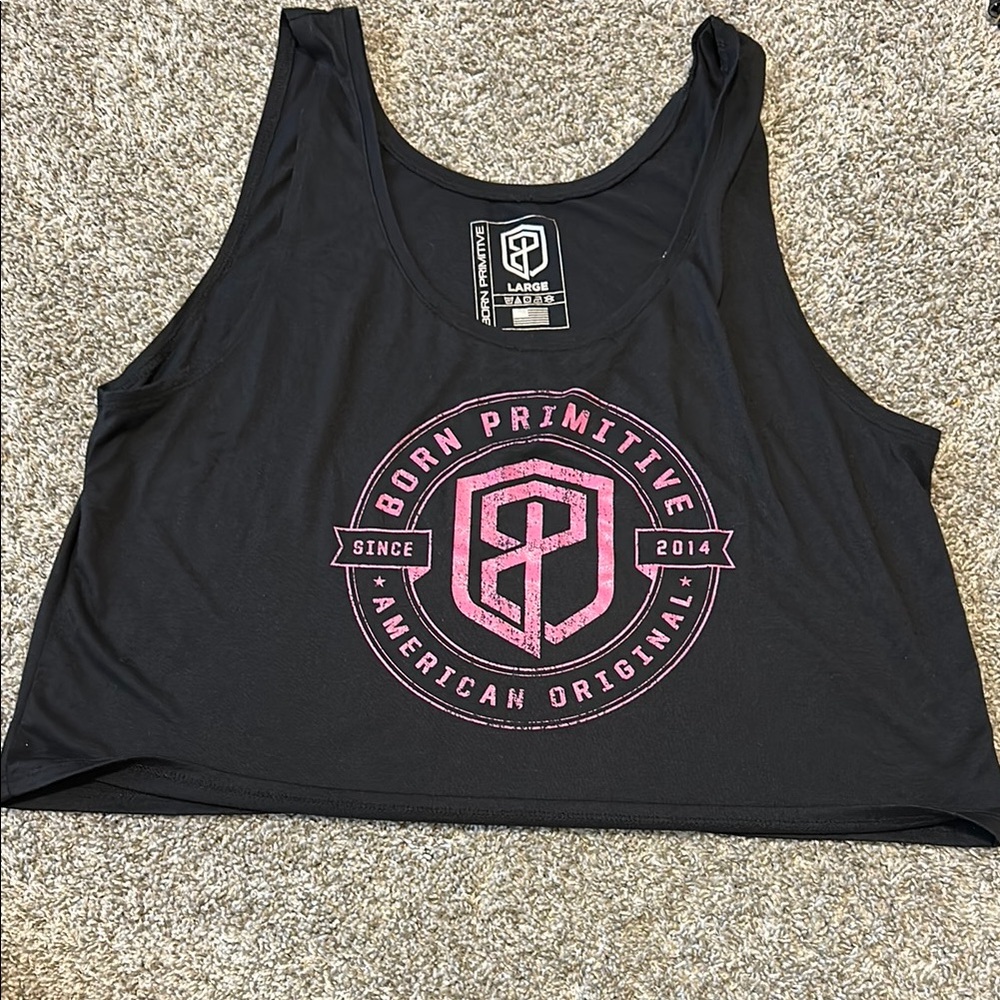 Born Primitive Black and Pink Women's Tank Top